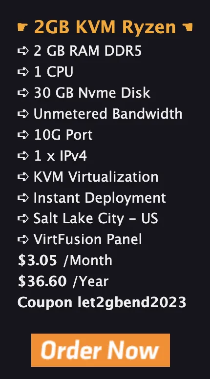 Ikihost23年末最低配的套餐