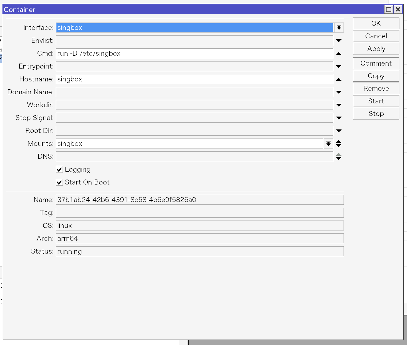 admin@10.0.0.1 (MikroTik) - WinBox (64bit) v7.13.5 on RB5009UG+S+ (arm64)-02-23-15-41