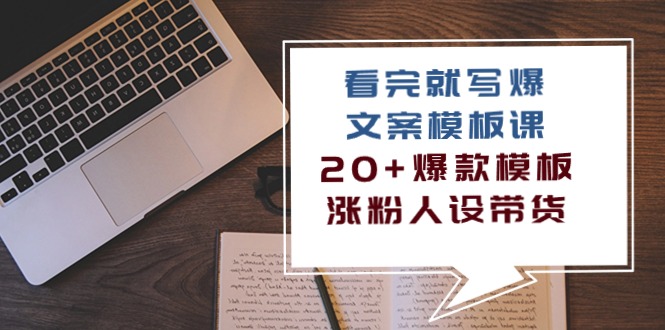 看完就写爆的文案模板课，20+爆款模板涨粉人设带货（11节课）插图