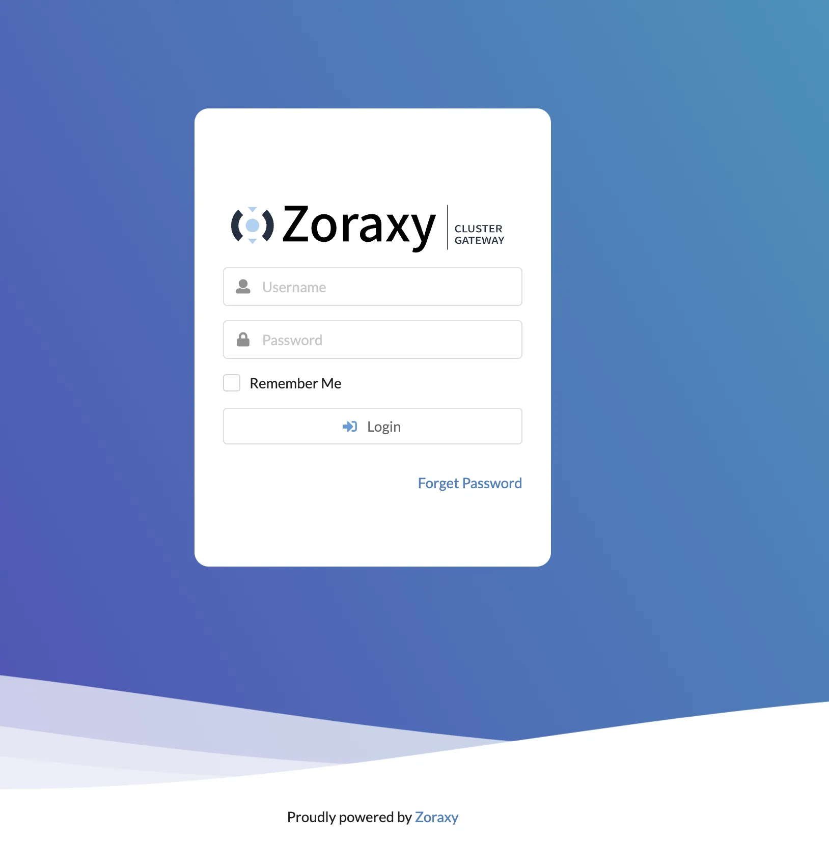 登陆zoraxy的后台管理界面
