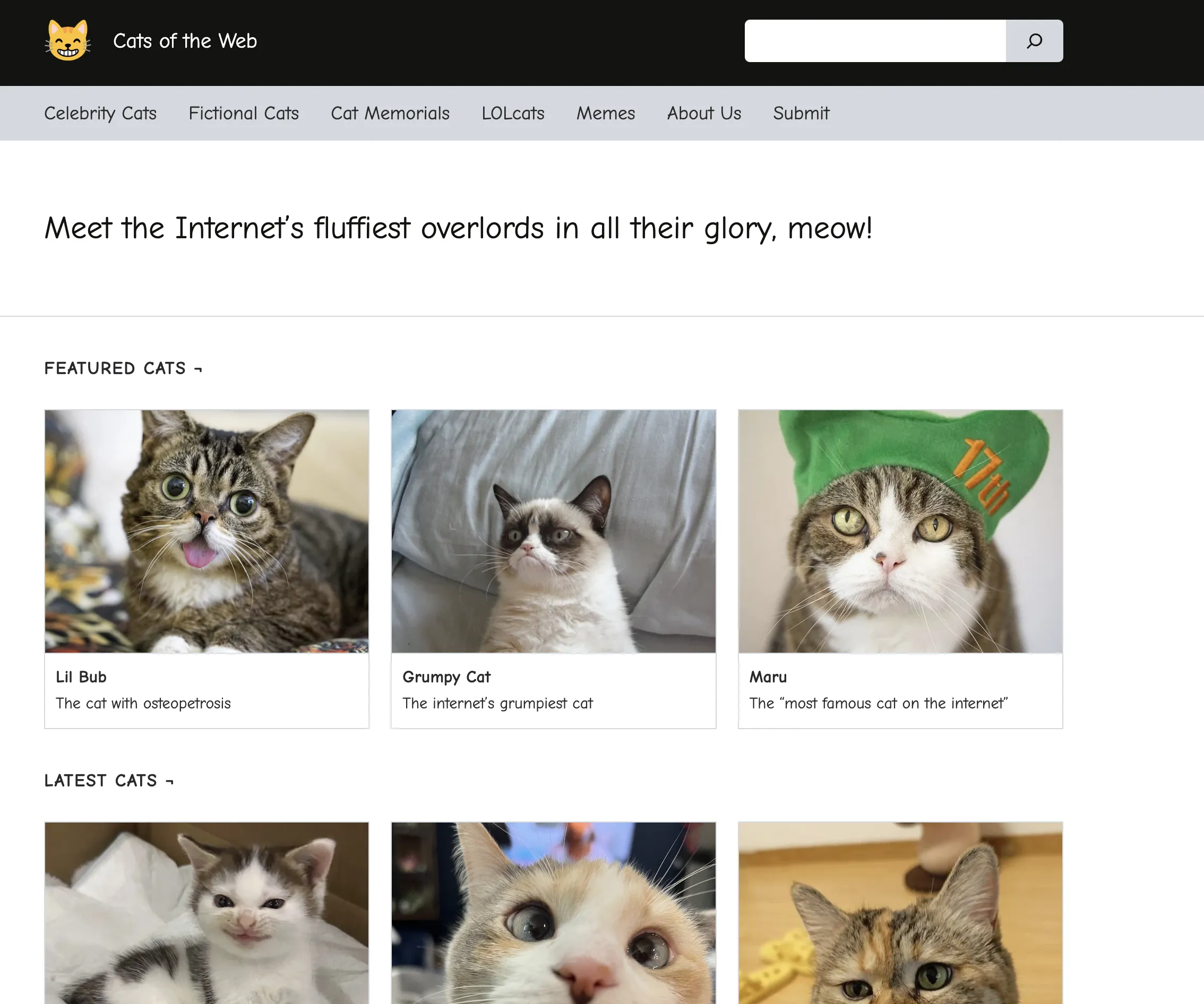 Cats of the Web