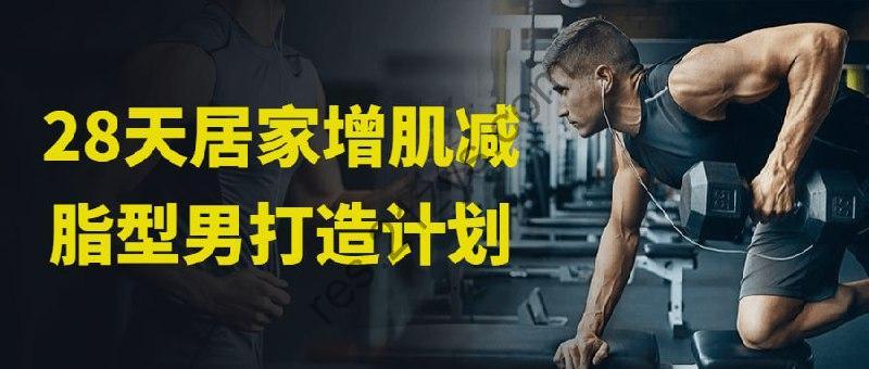 28天居家增肌减脂型男打造计划
