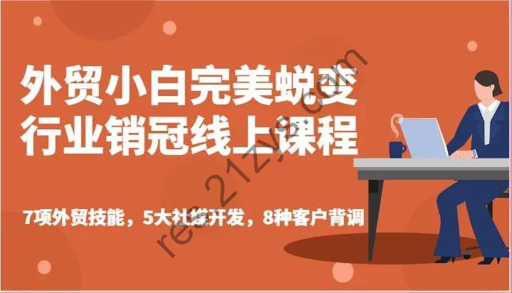 外贸小白蜕变行业销冠线上课程