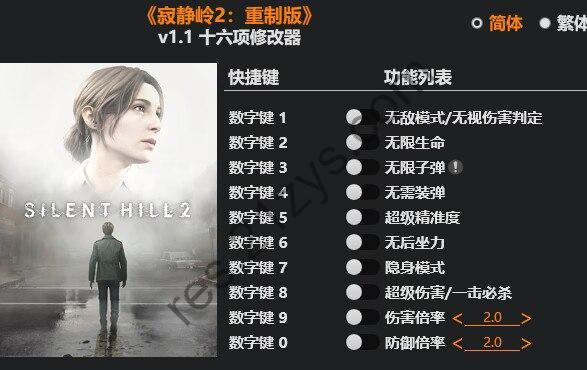 寂静岭2修改器