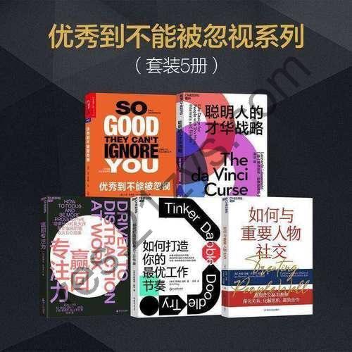 《优秀到不能被忽视系列》套装共5册