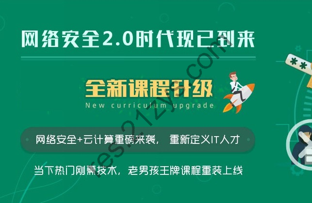 老男孩教育：网络安全VIP课程，16期视频+资料