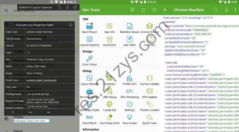 开发助手 v8.3.0快速调试应用开发助手，查看手机软硬件相关信息