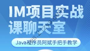 Java程序员阿斌手把手教学-IM项目实战课【聊天室】