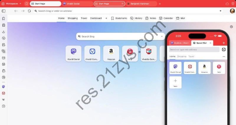 Vivaldi(个性浏览器) v7.0.3495.20官方中文版