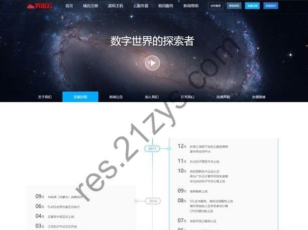 创梦仿鸟云IDC模板虚拟主机管理系统 修复版