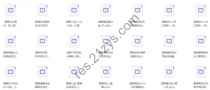 中国著名古典佛禅医术易经风水PDF图解系列-珍贵收藏