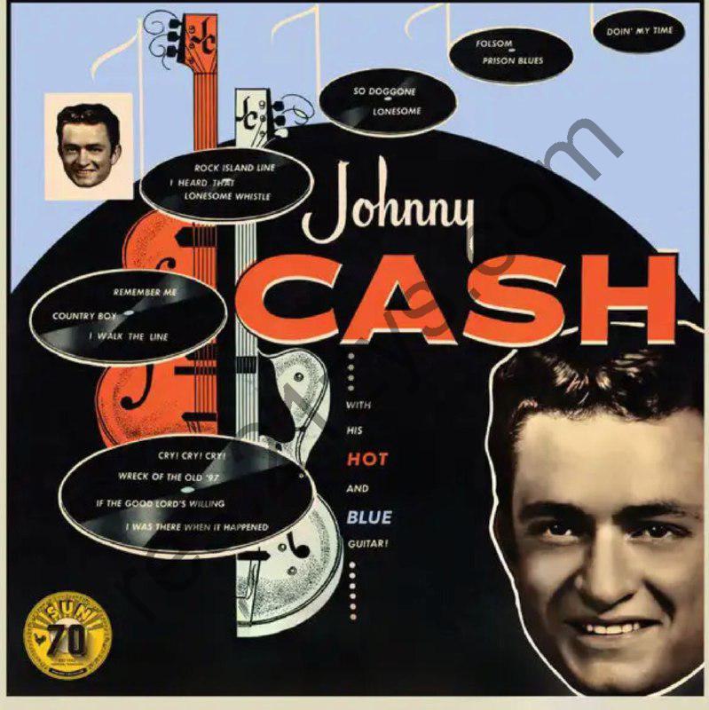 Johnny Cash -1957年专辑 – With His Hot And Blue Guitar   Flac