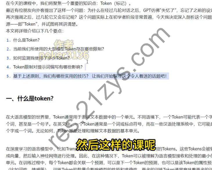 AI高效使用指南：如何有效提问+关键提示词大全  付费课程