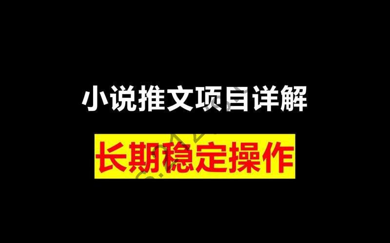小说推文项目，新人操作6天，每天3位数分享课