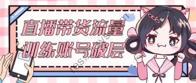 直播带货流量训练账号破层