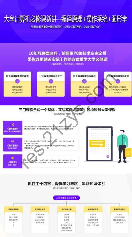 大学计算机必修课新讲–编译原理+操作系统+图形学(17章完整版)