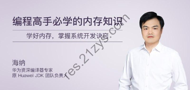 专栏课-海纳-编程高手必学的内存知识(完结)