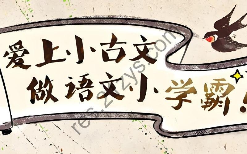沪江网校《爱上小古文 (视频+讲义) 》