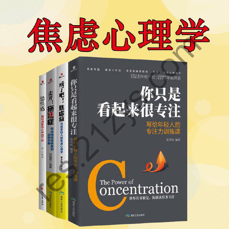 焦虑心理学：戒除恐惧、焦虑、拖延和抑郁，保持专注