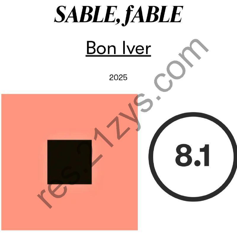 (新专) Bon Iver – SABLE, fABLE2025FLAC24bit Hi-Res