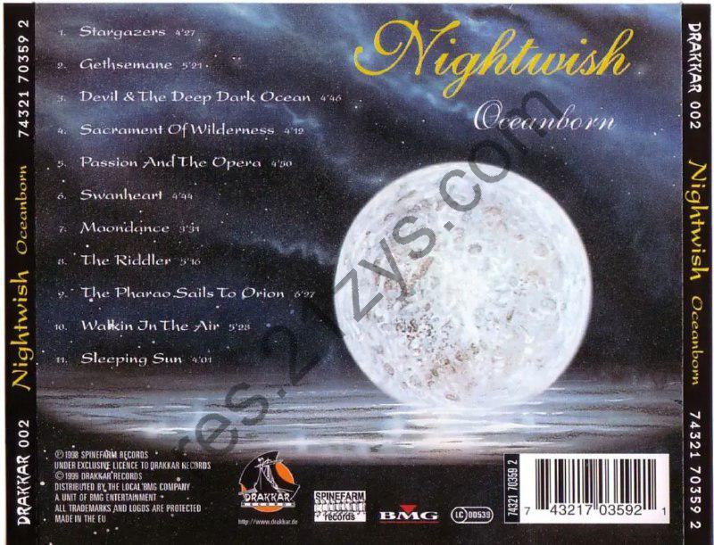 夜愿(Nightwish) – Oceanborn (Drakkar Records)