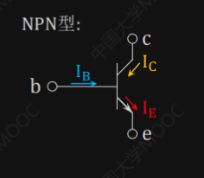NPN型三极管符号