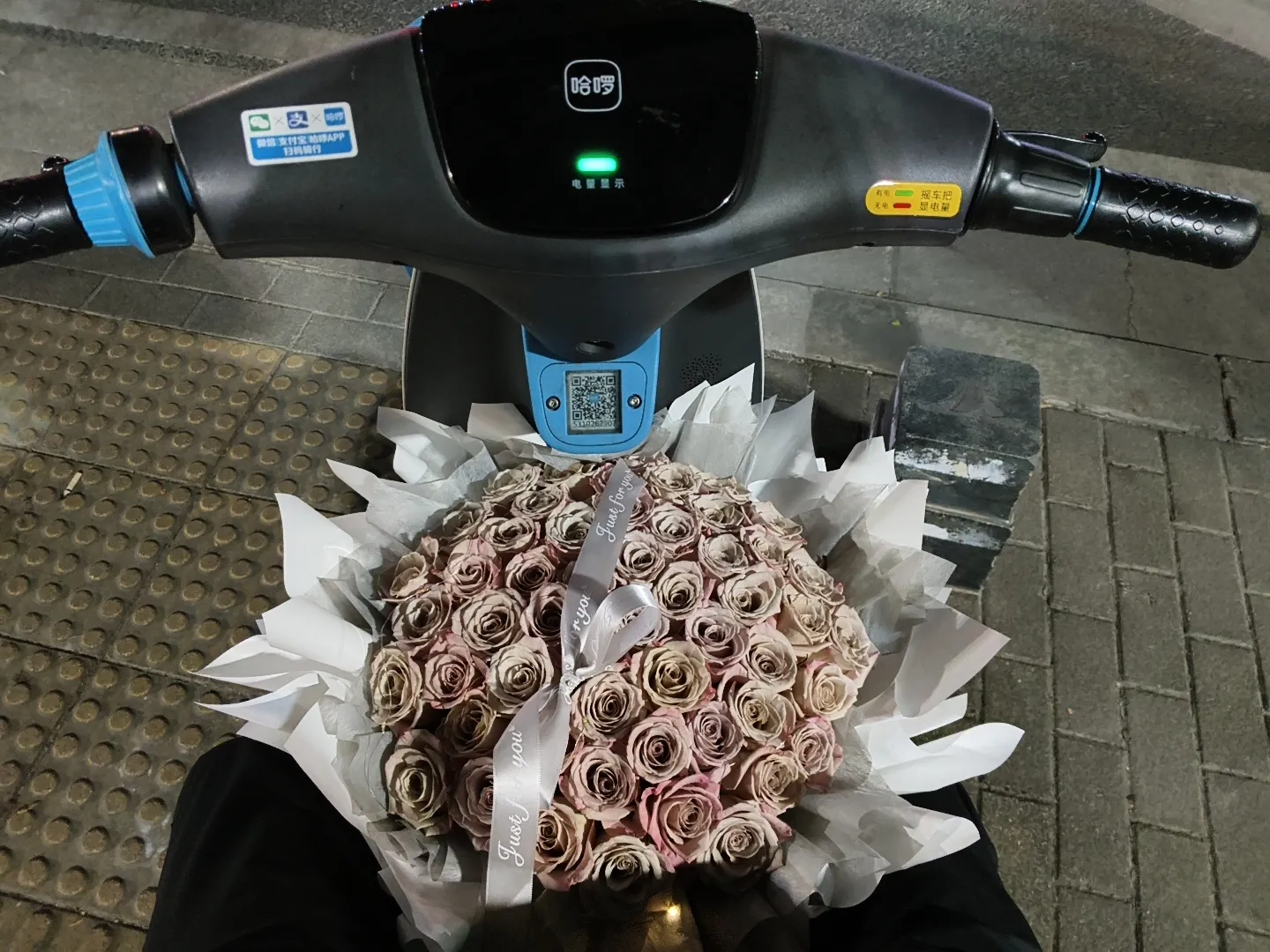 Confessing to Lingling with roses