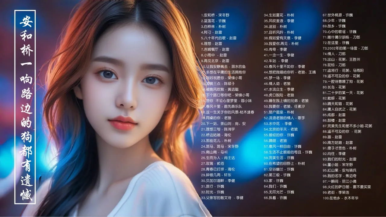 走心民谣104首带歌词