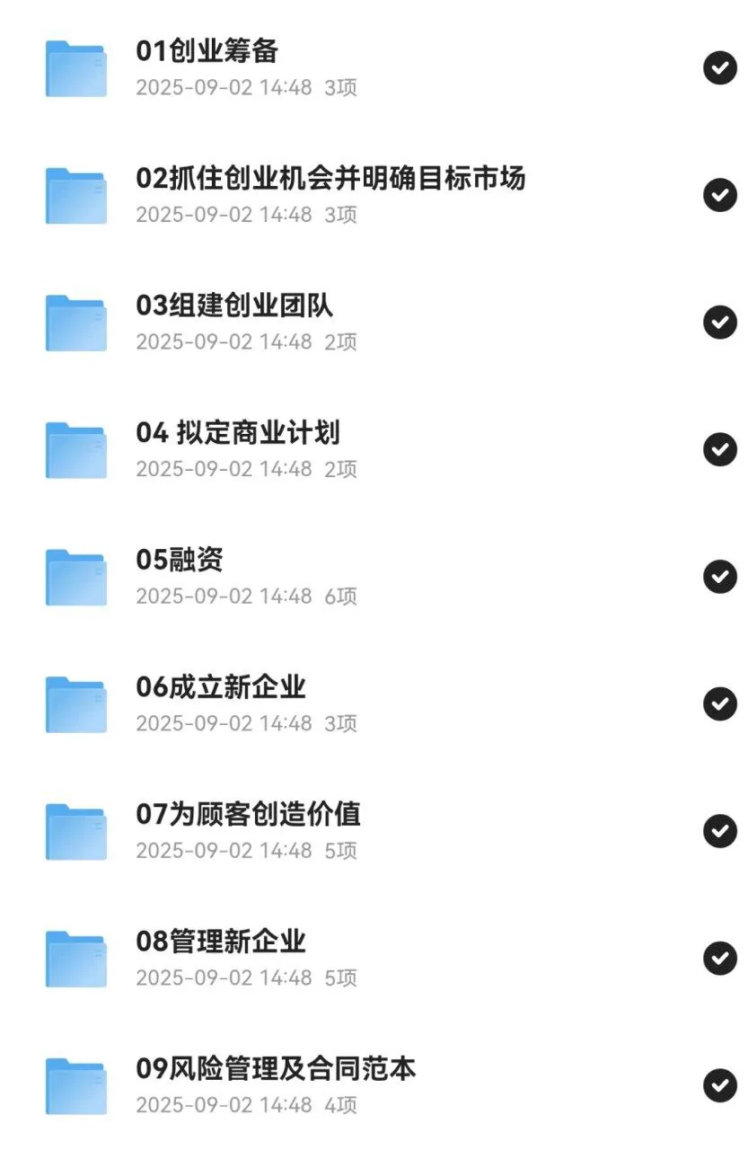 创业必备手册资料大全