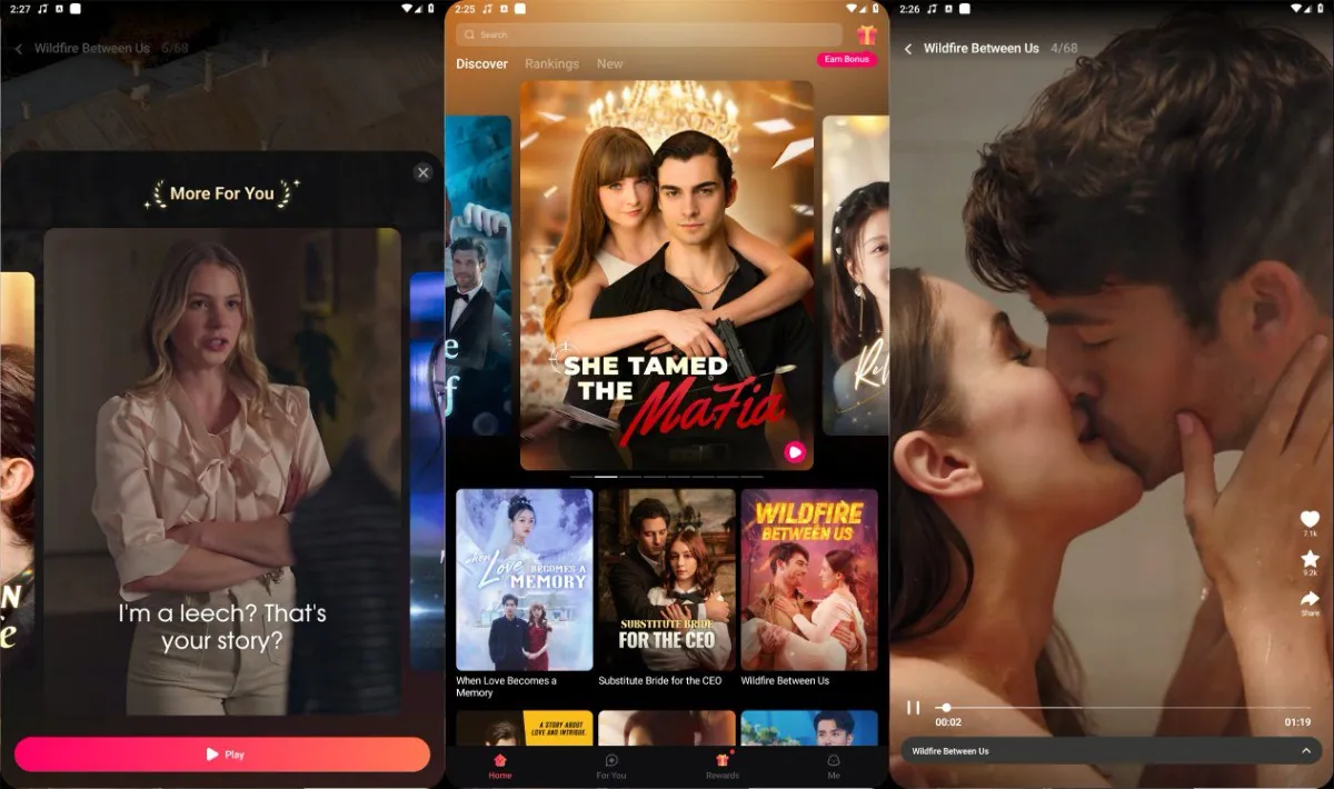 LoveShots v2.49.1解锁会员版海外短剧APK界面