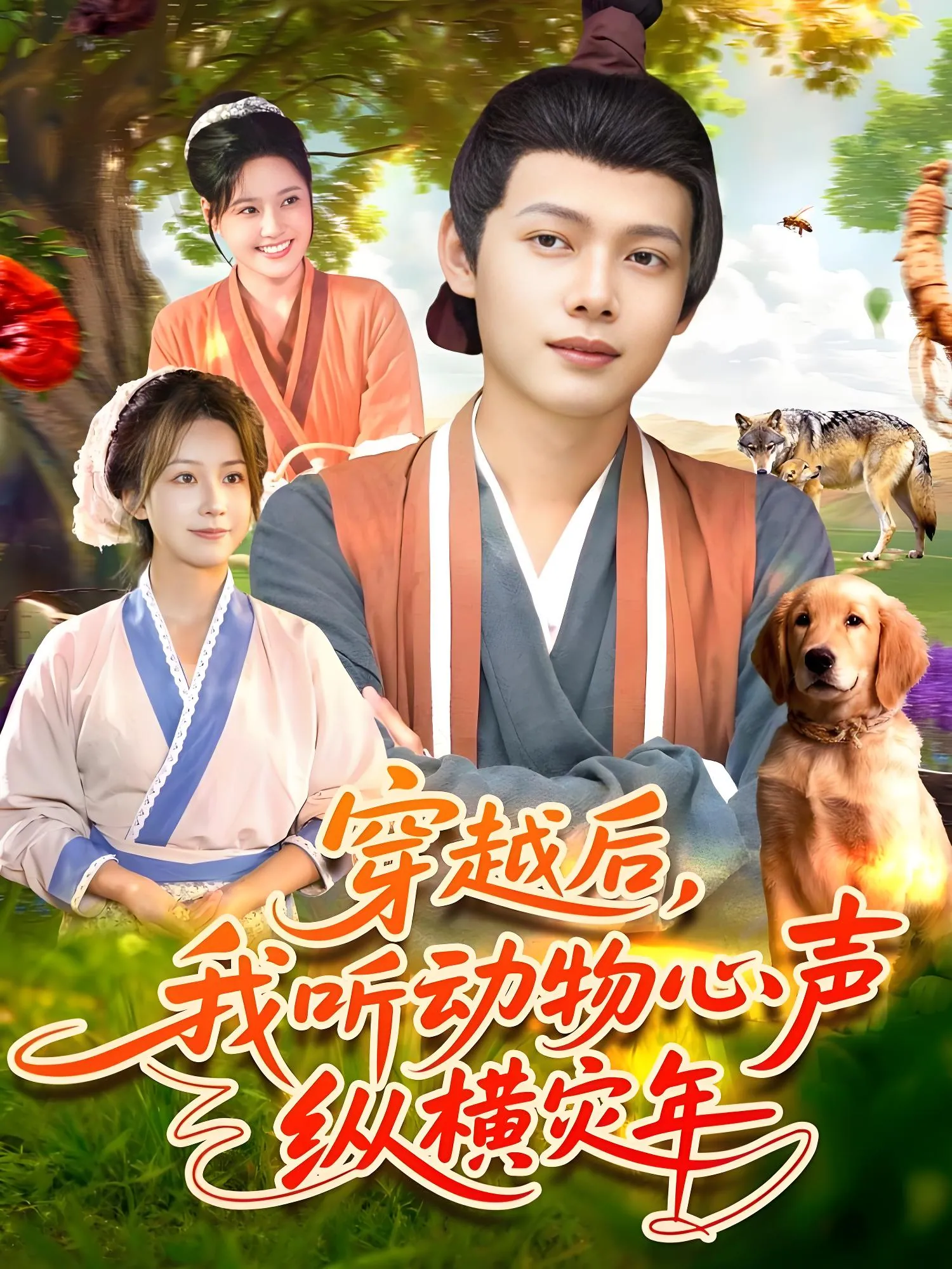 穿越后我听动物心声纵横灾年短剧海报 穿越后我听动物心声纵横灾年短剧海报