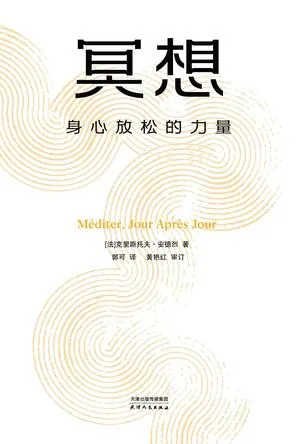 冥想入门读物封面，法国心理医生撰写，艺术化设计带来放松氛围