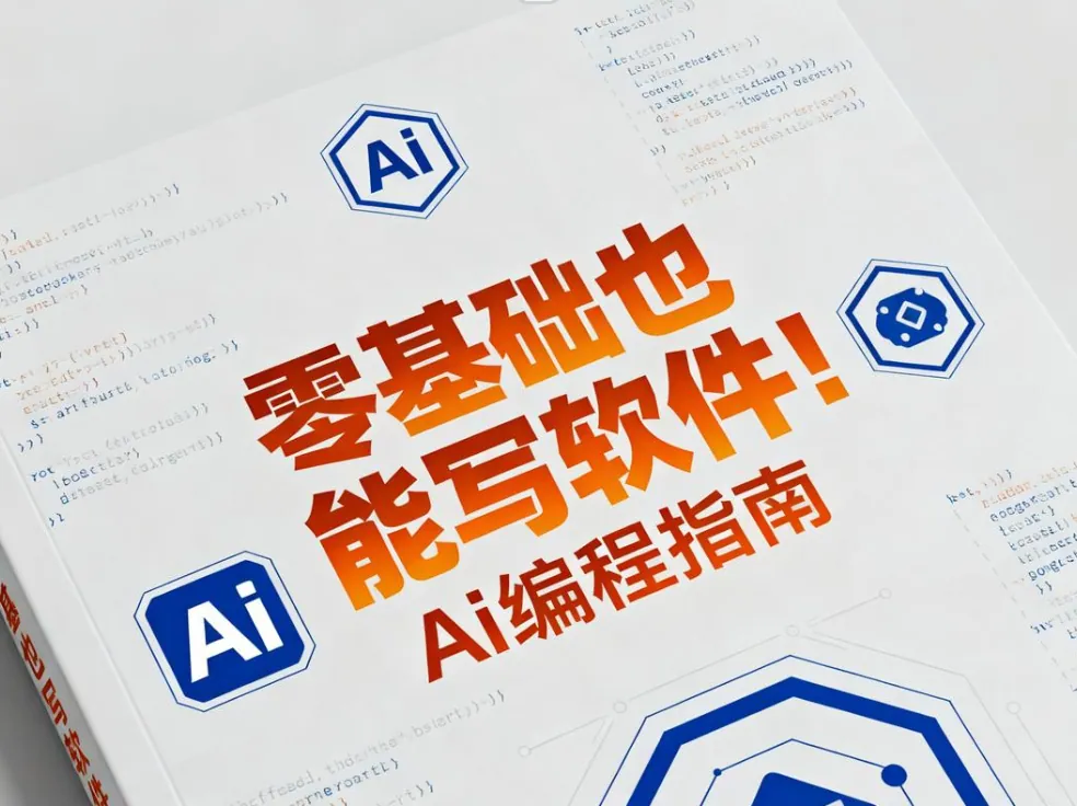 零基础AI编程全栈实战：不敲一行代码也能上线完整软件