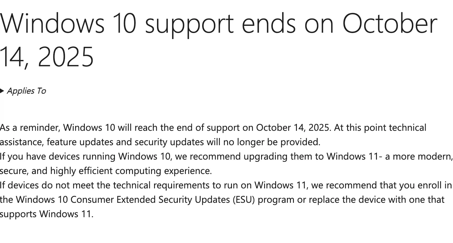 Windows 10支持终止倒计时示意图