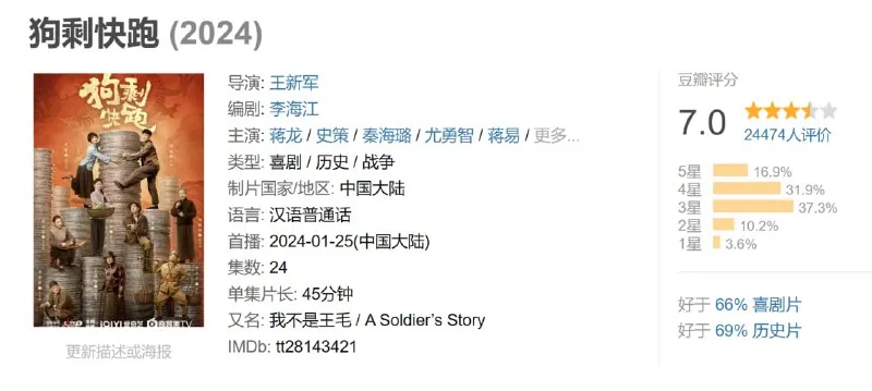 狗剩快跑2024全集免费观看高清1080P