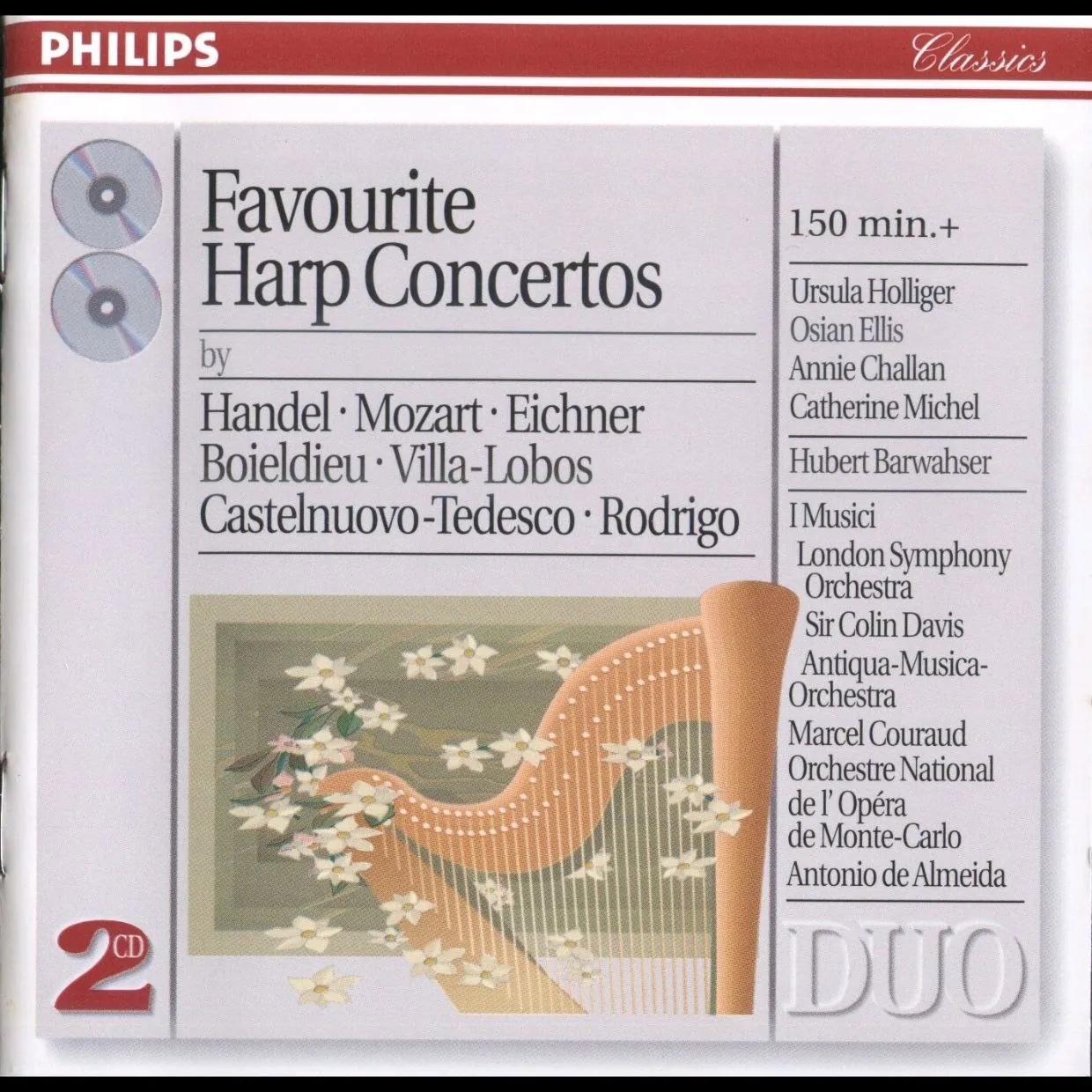 飞利浦竖琴协奏曲2CD WAV无损封面 - HIFI试音天碟