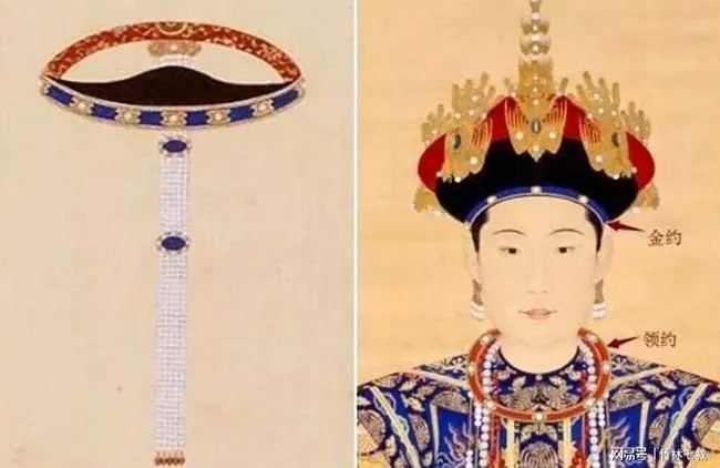 清代后宫首饰点翠钿子扁方实物图 清代后宫首饰点翠钿子扁方实物图