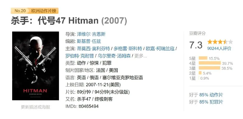 杀手代号47电影剧照 杀手代号47电影剧照