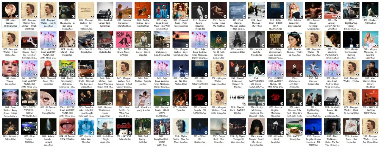 Billboard单曲榜2025年7月12日官方海报