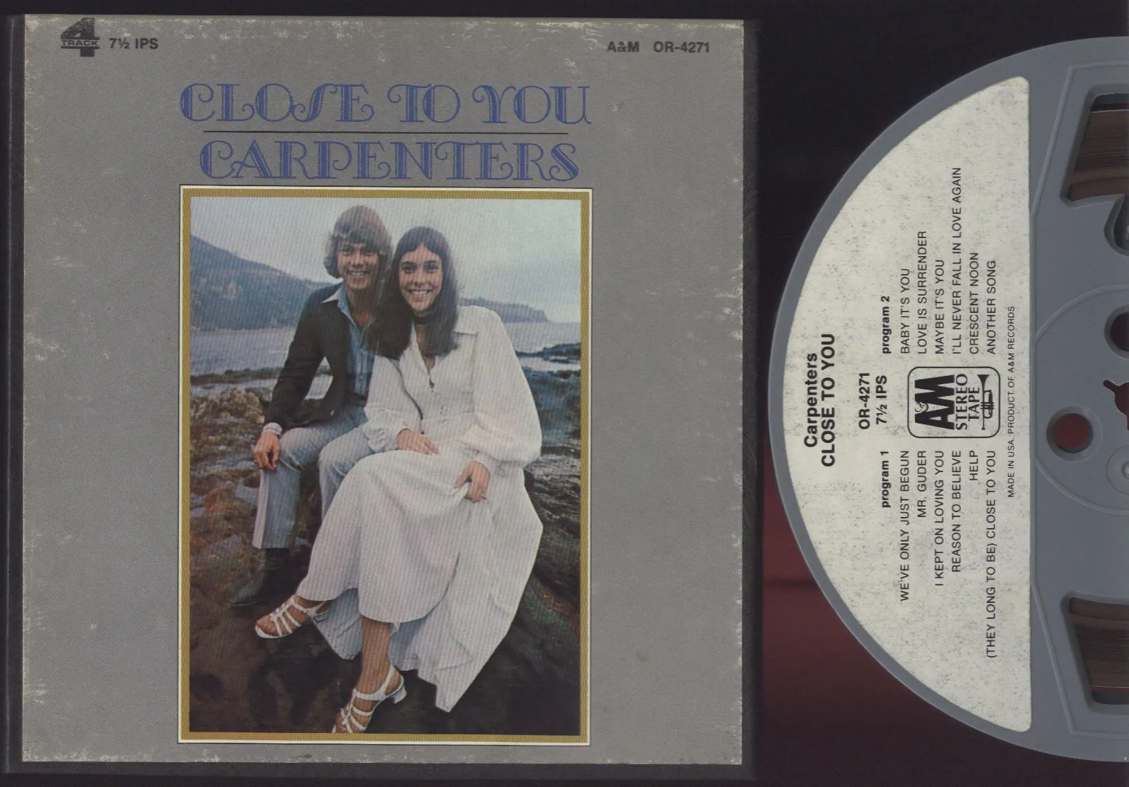 Carpenters《Close to You》DSF开盘带:1970年格莱美神专,温暖嗓音永不过时