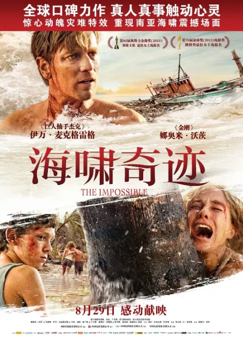 《海啸奇迹》1080P蓝光中字下载 - 真实灾难中的亲情史诗