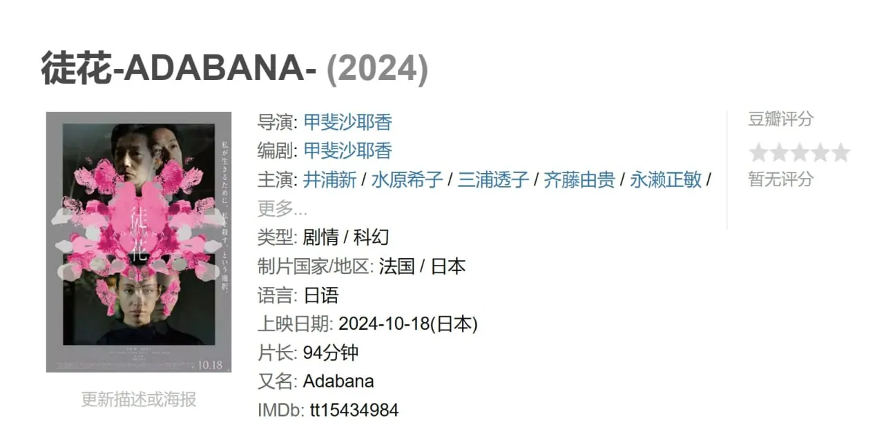 徒花-ADABANA- (2024)｜阶层与替身的反乌托邦寓言