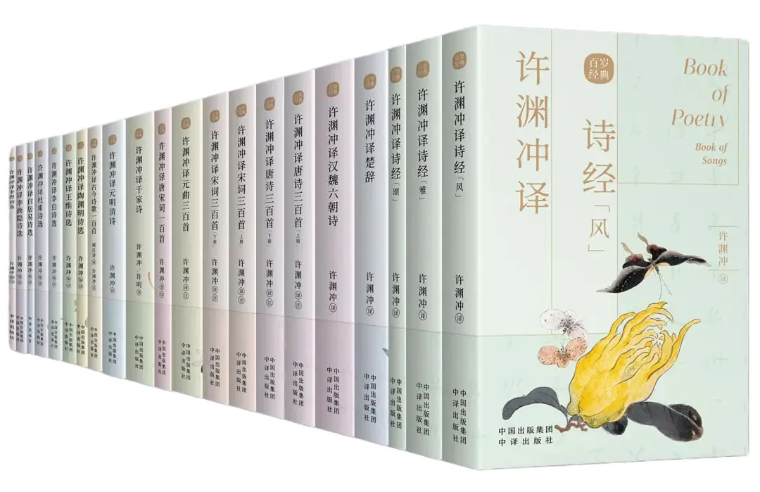 许渊冲英译中国传统文化经典百岁版26册封面